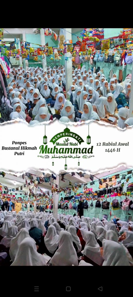 Pondok Pesantren Bustanul Hikmah Gelar Peringatan Maulid Nabi Muhammad SAW