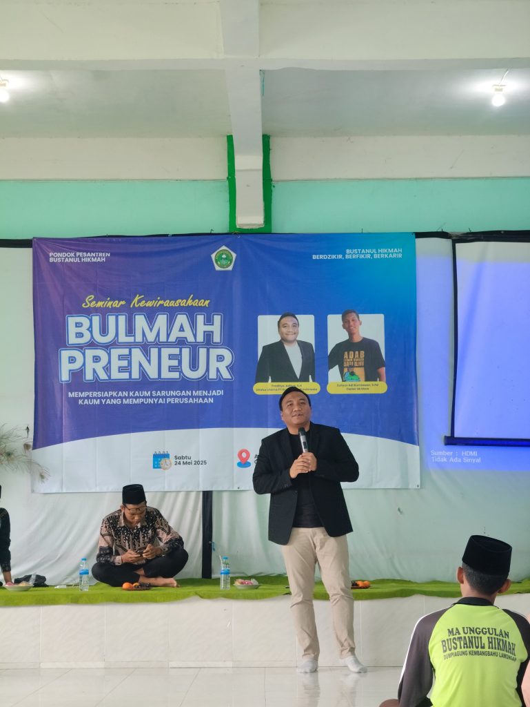 Pembekalan Santri Kelas Akhir, Pengurus PP Bustanul Hikmah menyelenggarakan BulmahPreneur :